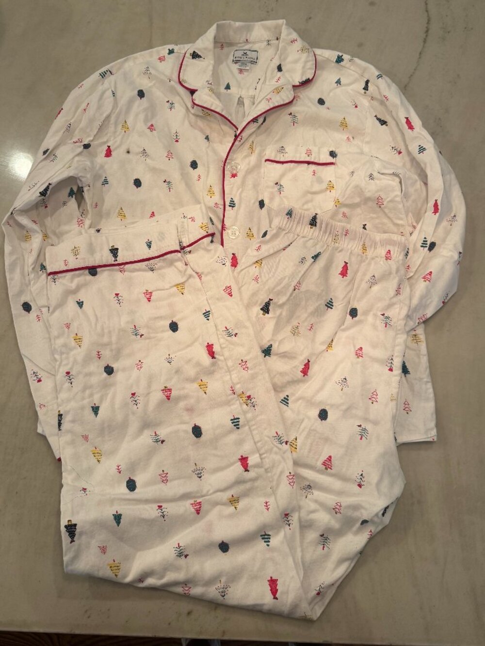 Petite Plume Christmas Tree Pajama Set